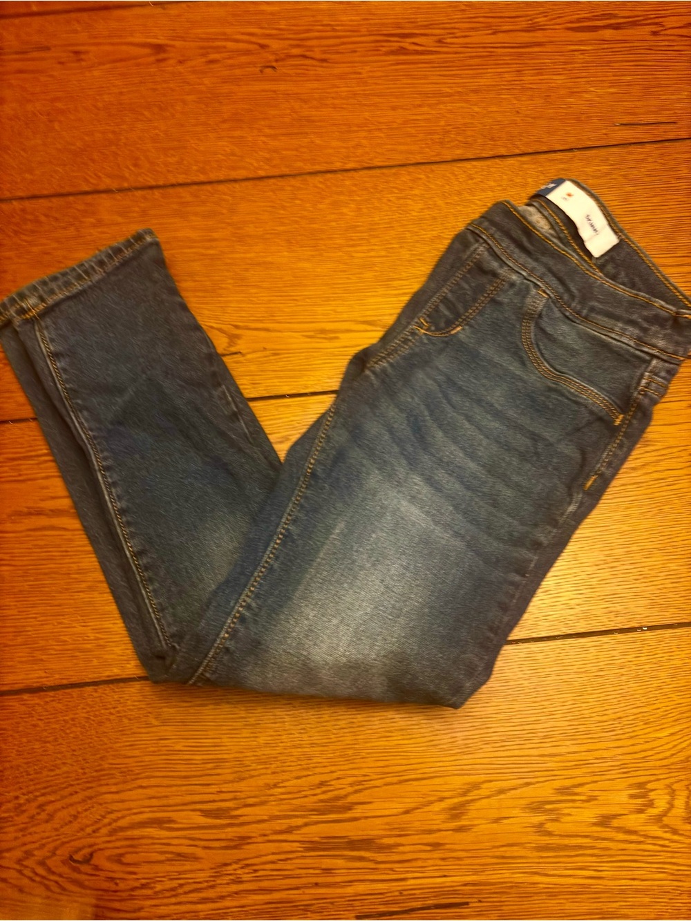 Old Navy Kids Girls Dark Blue Skinny Stretch Jeans